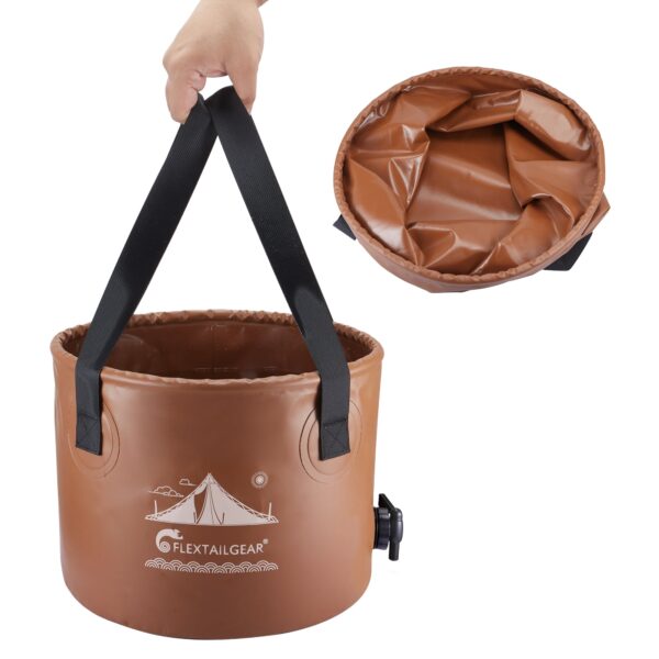 FLEX BUCKET - Foldable Waterproof Round Camping Bucket - Image 6
