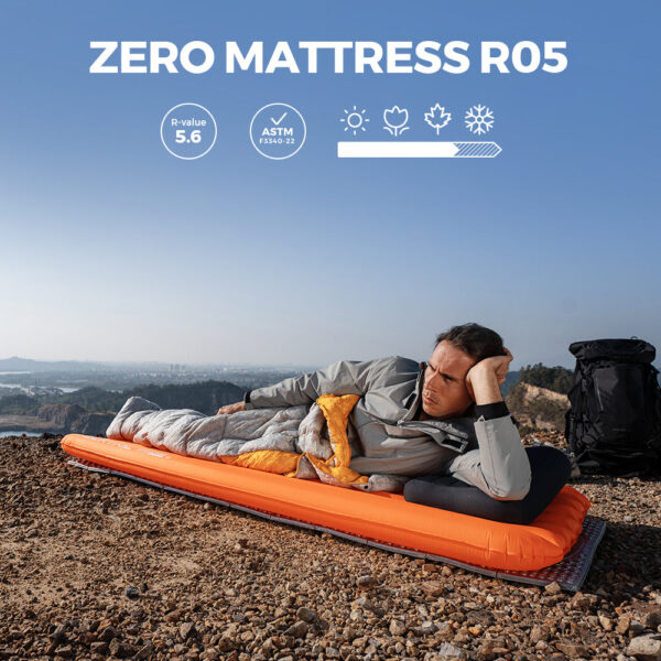 ZERO MATTRESS R05 - 5.6 R-value Ultralight Air Sleeping Pad - Image 2
