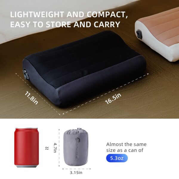 ZERO PILLOW - B Shape Inflatable Camping Air Pillow - Image 14