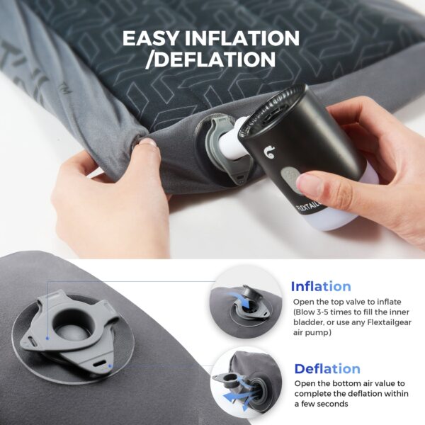 ZERO PILLOW - B Shape Inflatable Camping Air Pillow - Image 5