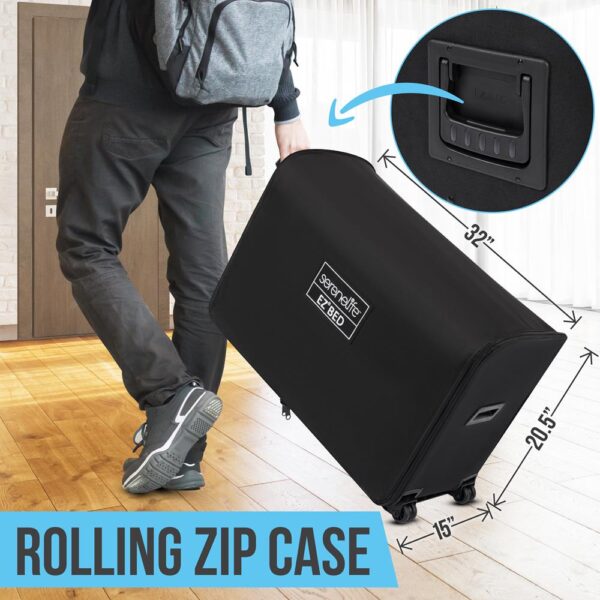 Premium Raised Airbed With Frame And Built-In Power Inflating Pump (Queen) - Image 3