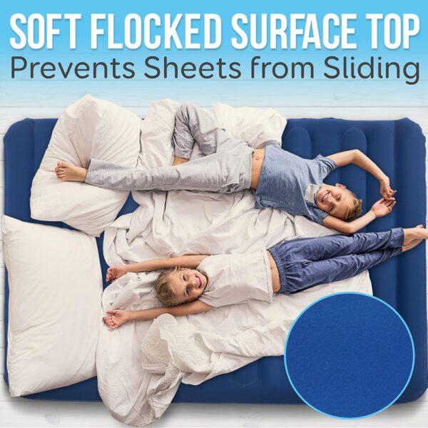 Premium Raised Airbed With Frame And Built-In Power Inflating Pump (Queen) - Image 5
