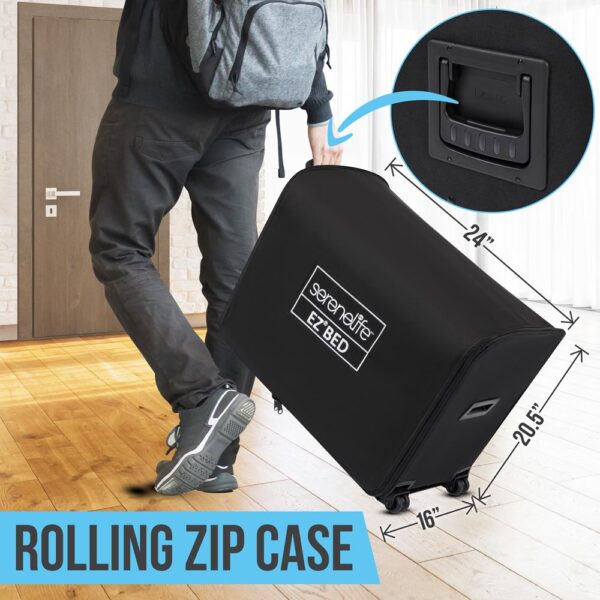 Premium Raised Airbed With Frame And Built-In Power Inflating Pump (Twin) - Image 3