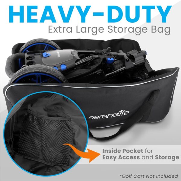 Portable Golf Trolley Bag - Heavy-Duty Extra Large Storage Bag - Image 3