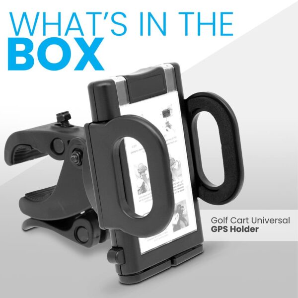 Golf Cart Universal Gps Holder - Fits Gps, Pda'S And Mobile Devices, Mounting Bracket For Trolley Tube - Image 7
