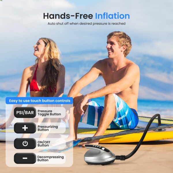Electric Air Pump Compressor / Inflator (For Sup (Stand Up Paddle-Boards & Water Sport Pool Inflatables) - Image 2