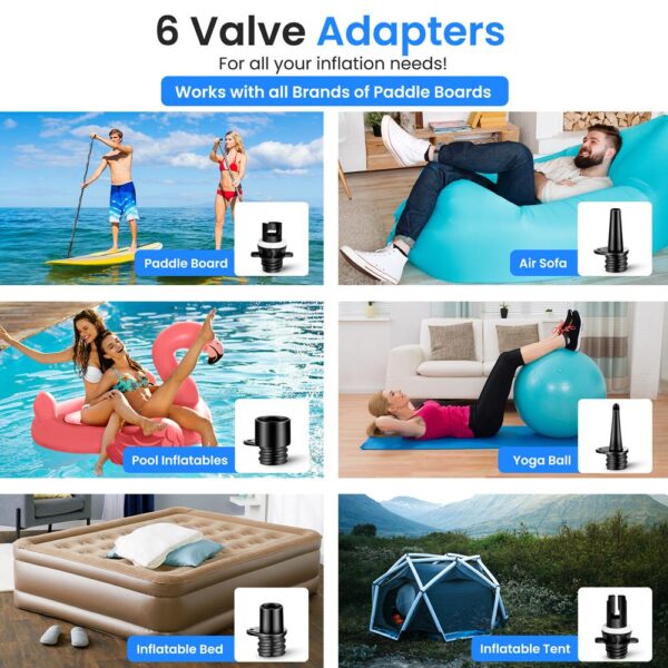 Electric Air Pump Compressor / Air Inflator& Air Deflator (For Sup Stand-Up Paddle-Boards & Water Sport Pool Inflatables) - Image 3