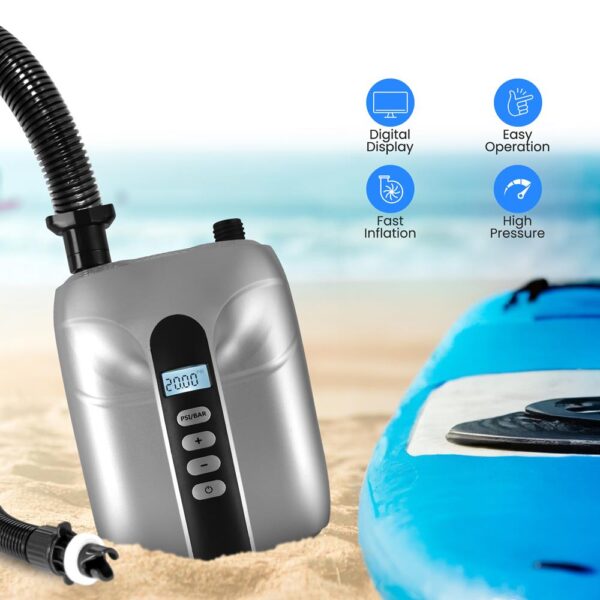 Electric Air Pump Compressor / Air Inflator& Air Deflator (For Sup Stand-Up Paddle-Boards & Water Sport Pool Inflatables) - Image 6