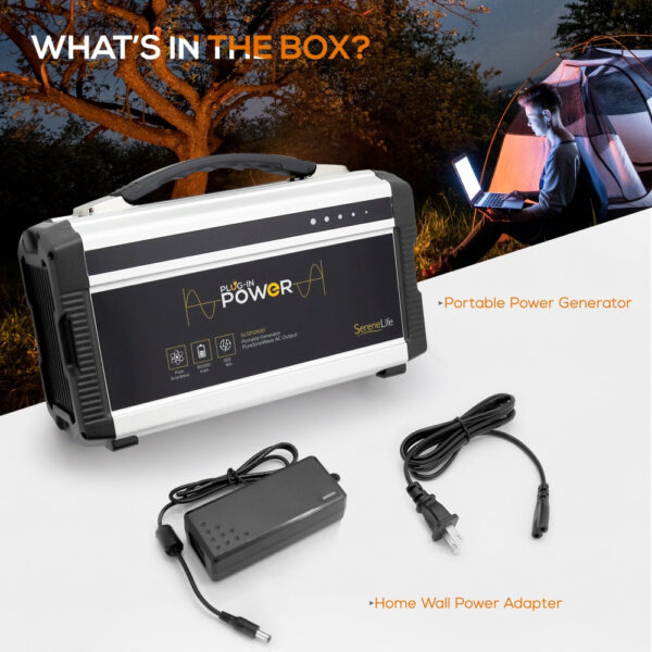 Portable Power Generator - Rechargeable Battery Pack Power Supply, Solar Panel Compatible (60,000Mah Capacity) - Image 7