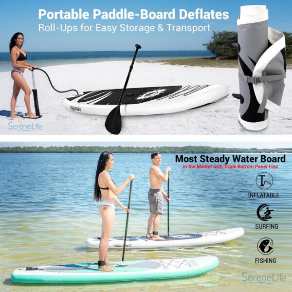 Free Flow Paddleboard Sup - Stand Up Water Paddle-Board (11?? Ft.) - Image 4