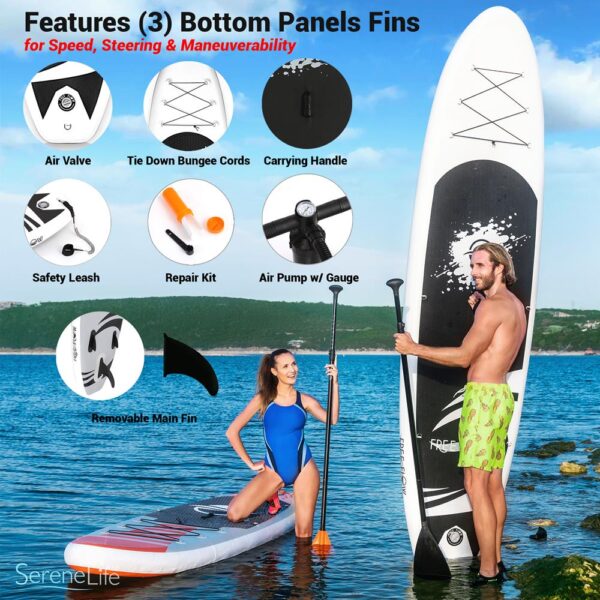 Free Flow Paddleboard Sup - Stand Up Water Paddle-Board (11?? Ft.) - Image 6