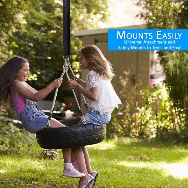 Hanging Swing Tree Mount Kit - Universal Mounting For Rope Swing Seats (For Serenelife Models: Slswng100, Slswng200) - Image 5