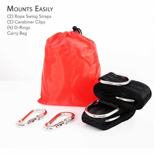 Hanging Swing Tree Mount Kit - Universal Mounting For Rope Swing Seats (For Serenelife Models: Slswng100, Slswng200) - Image 7