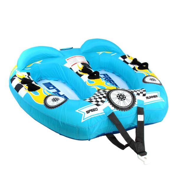 Watersports Towable Booster Tube - Sports Towable Wild Wing Front Tow Point Inflatable Raft, Made Of 420D Nylon With Pu Coating, Towable Tube With Room For One Or Two Riders - Image 8